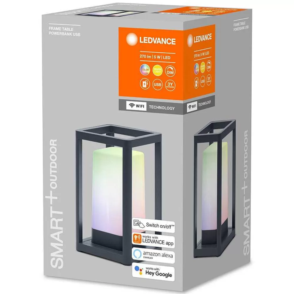 Luminaires Ledvance Lampe A Poser Ledvance Smart+ Gris, 1 Lumiere