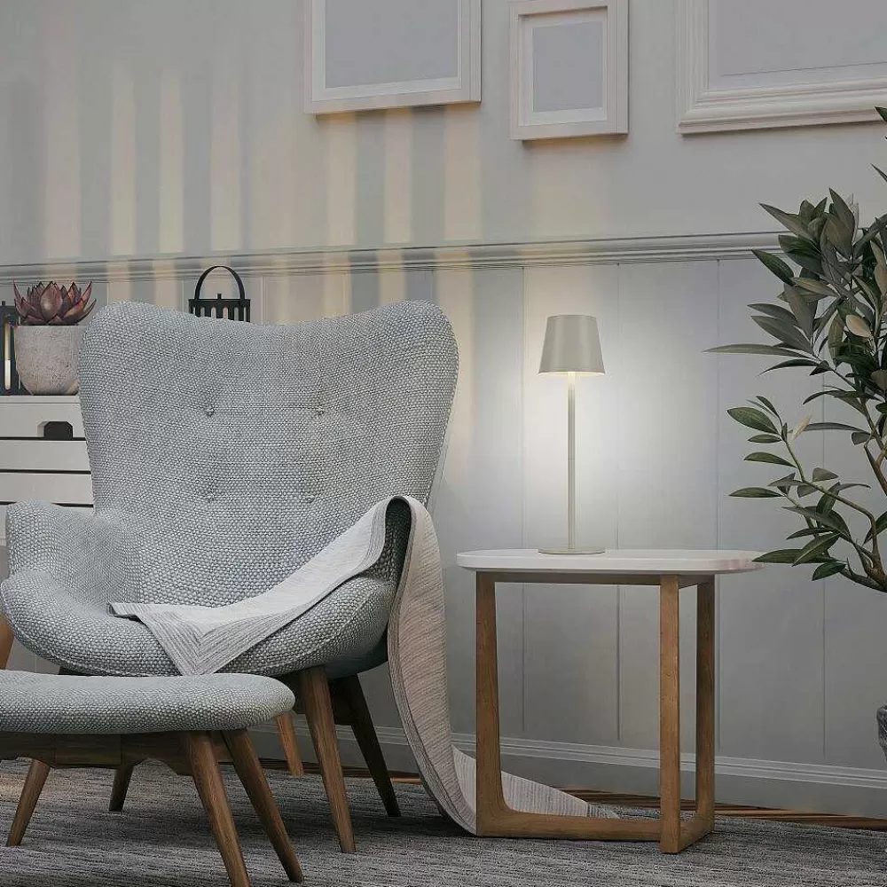 Luminaires Leuchten Direkt Lampe A Poser Leuchten Direkt Euria Led Gris, 1 Lumiere