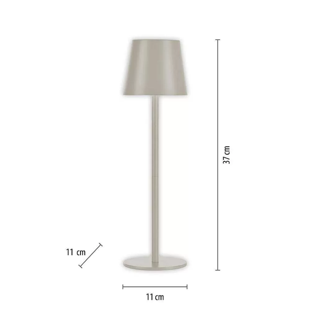 Luminaires Leuchten Direkt Lampe A Poser Leuchten Direkt Euria Led Gris, 1 Lumiere