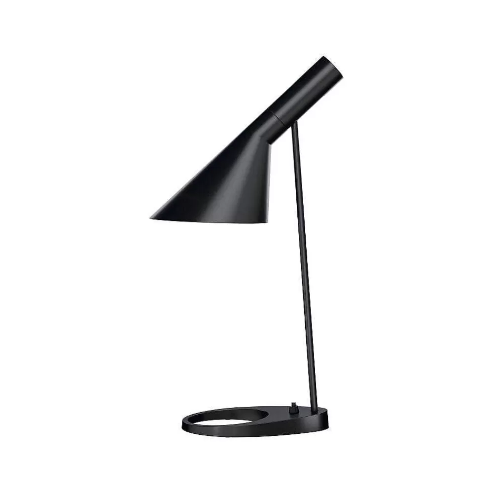 Luminaires Louis Poulsen Lampe A Poser Louis Poulsen Aj Noir, 1 Lumiere