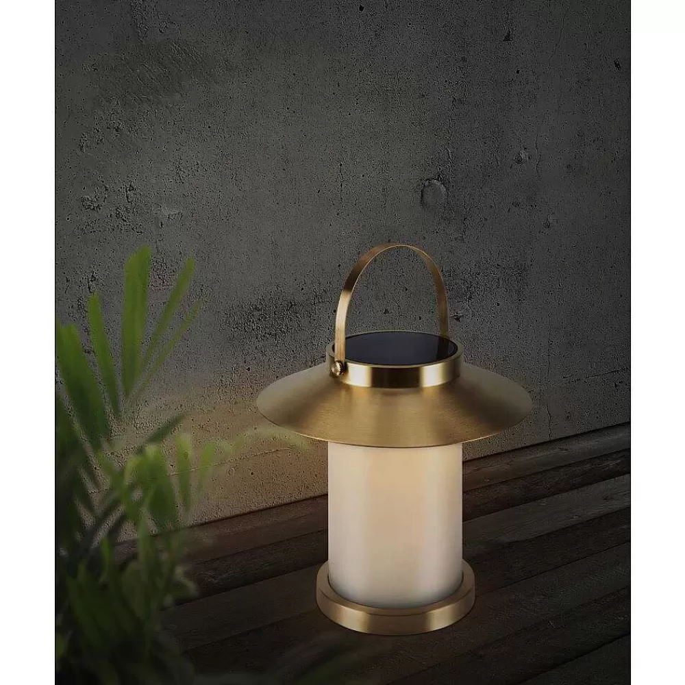 Luminaires Nordlux Lampe A Poser Nordlux Temple Led Laiton, 1 Lumiere