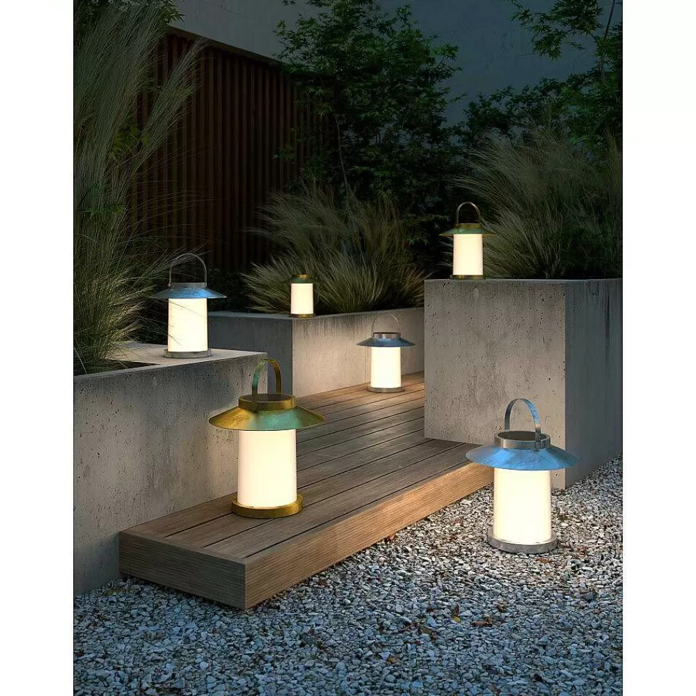 Luminaires Nordlux Lampe A Poser Nordlux Temple Led Zingue, 1 Lumiere