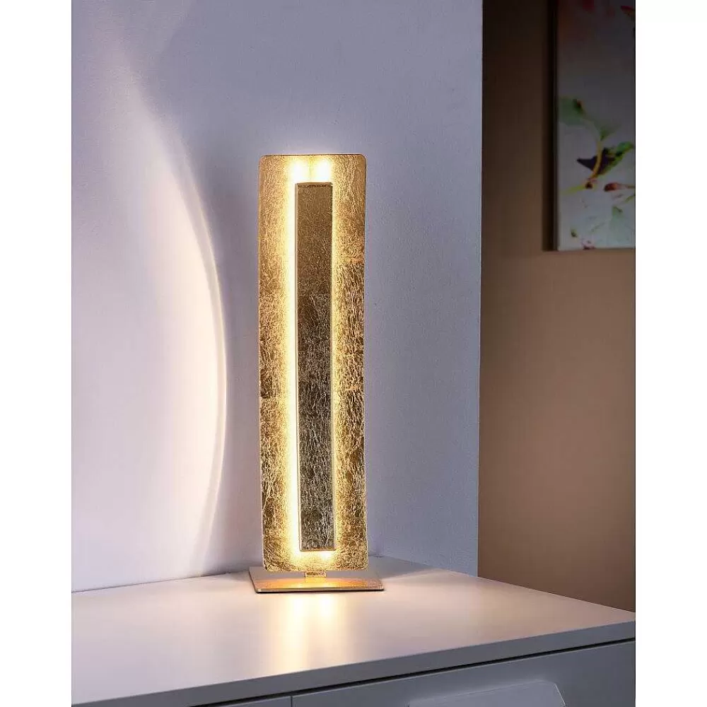 Luminaires Paul Neuhaus Lampe A Poser Paul Neuhaus Nevis Led Or, 1 Lumiere