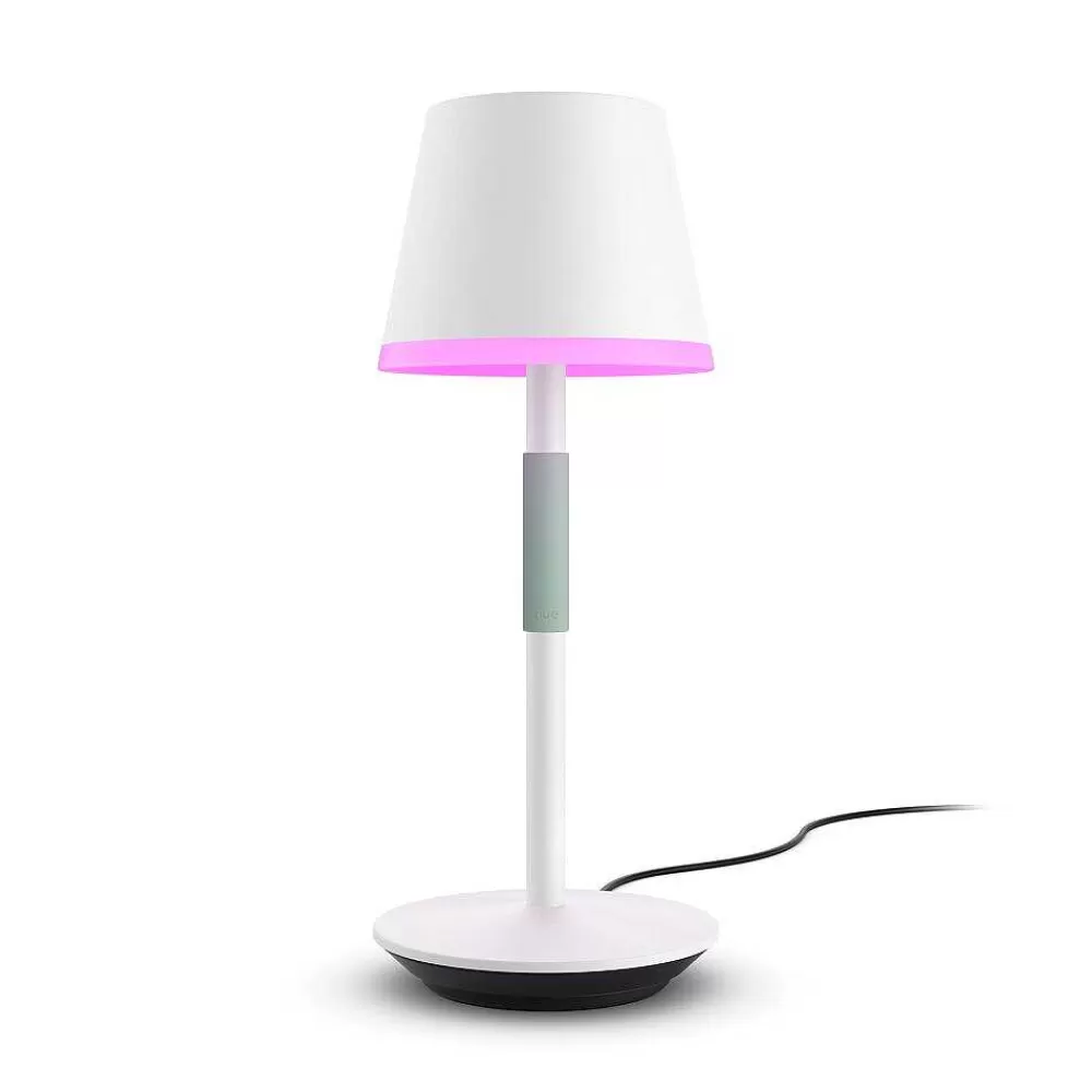 Luminaires Philips Lampe A Poser Philips Hue Go Led Vert, Blanc, 1 Lumiere, Changeur De Couleurs