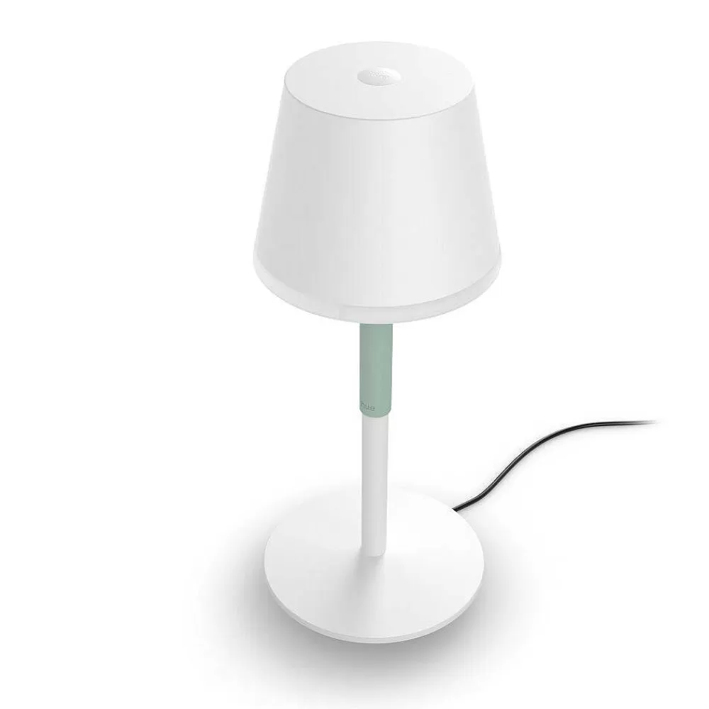 Luminaires Philips Lampe A Poser Philips Hue Go Led Vert, Blanc, 1 Lumiere, Changeur De Couleurs