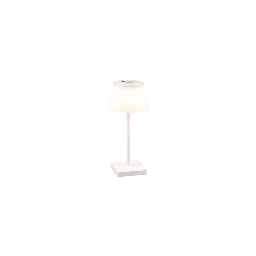 Luminaires Reality Lampe A Poser Reality Sanchez Led Blanc, 1 Lumiere, Changeur De Couleurs