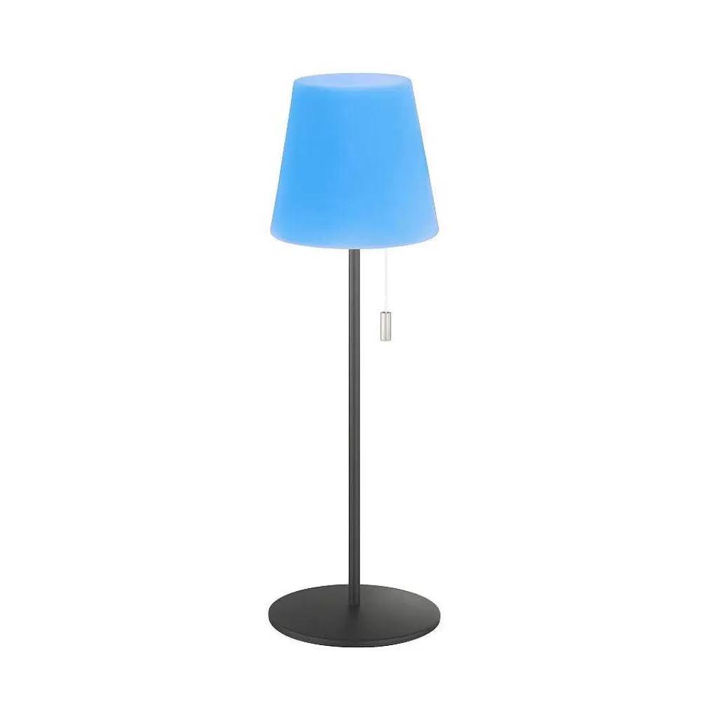 SCHÖNER WOHNEN-Kollektion Lampe A Poser Schoner Wohnen-Kollektion Talent Led Anthracite, 1 Lumiere, Telecommandes, Changeur De Couleurs