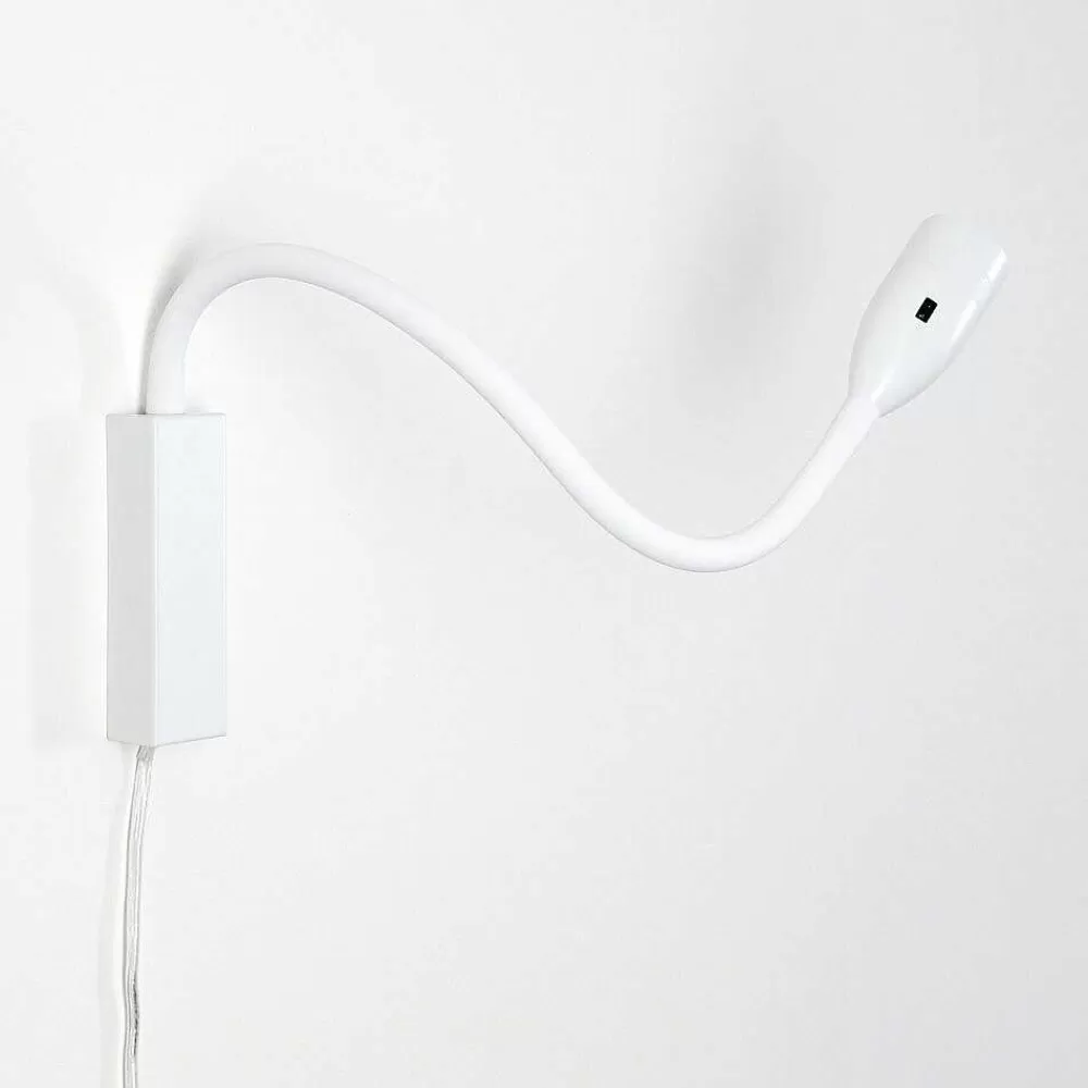 hofstein Lampe De Chevet Alsea Led Blanc, 1 Lumiere, Detecteur De Mouvement