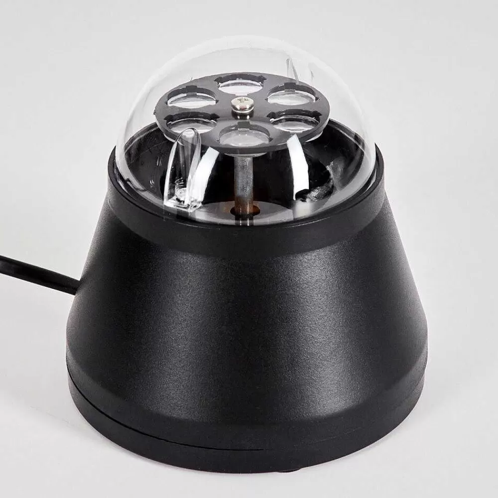 hofstein Lampe De Table Atabueira Led Noir, 1 Lumiere, Changeur De Couleurs
