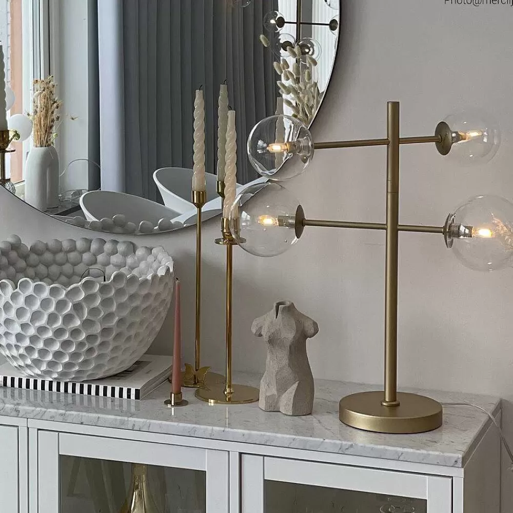 By Rydéns Lampe De Table By Rydens Avenue Or, 4 Lumieres