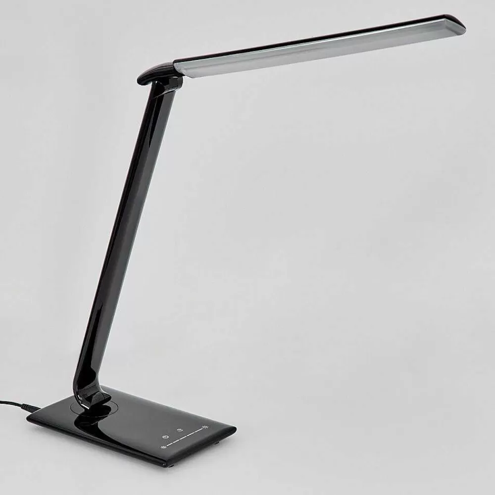 hofstein Lampe De Table Chozendo Led Noir, 1 Lumiere