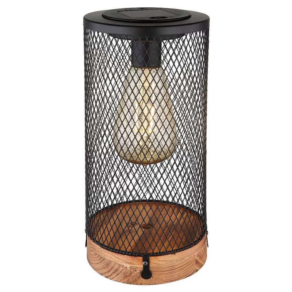 Luminaires Globo Lighting Lampe De Table Globo Solar Led Ecru, Noir, 1 Lumiere