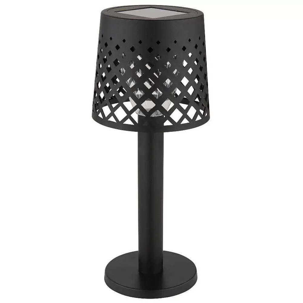 Luminaires Globo Lighting Lampe De Table Globo Solar Led Noir, Transparent, 1 Lumiere