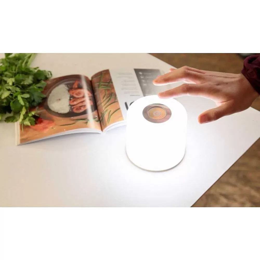 Luminaires Lutec Lampe De Table Lutec Noma Led Blanc, 1 Lumiere, Changeur De Couleurs