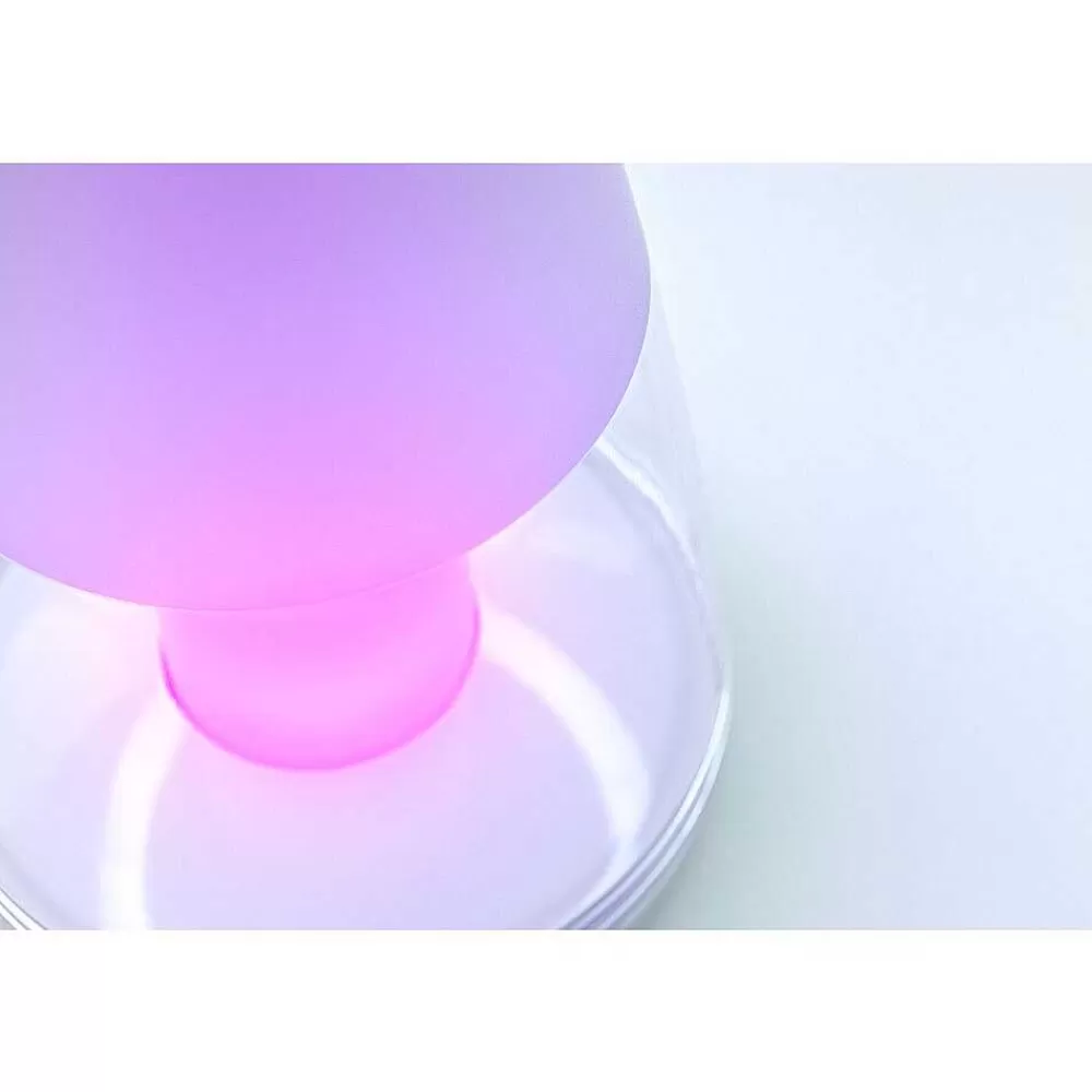 Luminaires Lutec Lampe De Table Lutec Pepper Led Blanc, 1 Lumiere, Changeur De Couleurs