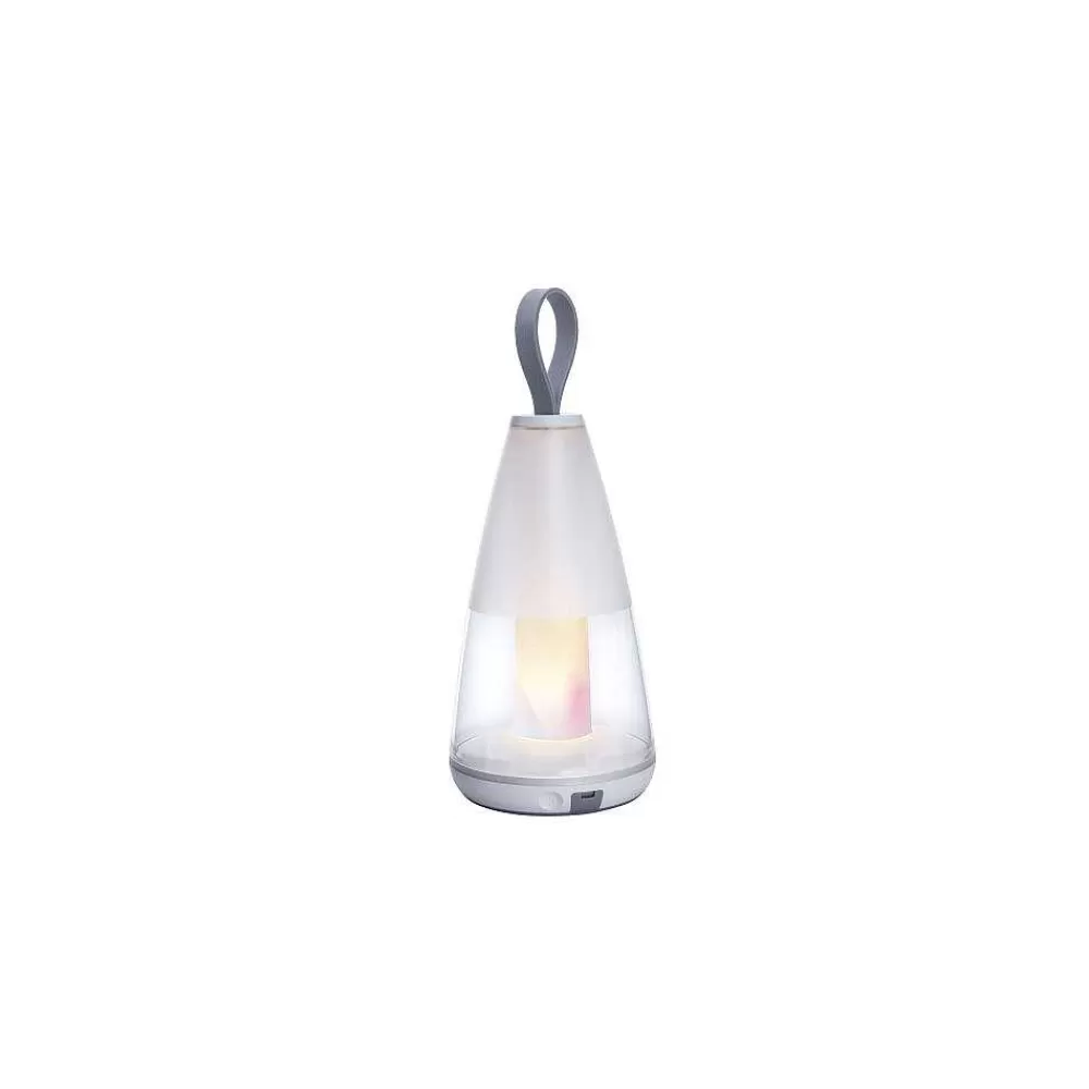 Luminaires Lutec Lampe De Table Lutec Pepper Led Blanc, 1 Lumiere, Changeur De Couleurs