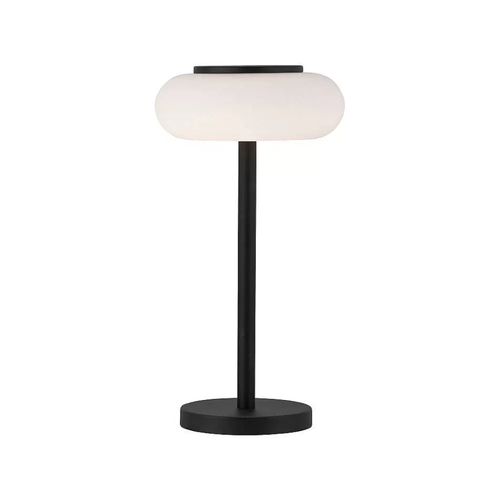 Paul Neuhaus Q-Serie Lampe De Table Paul Neuhaus Q-Etienne Led Noir, 1 Lumiere, Telecommandes
