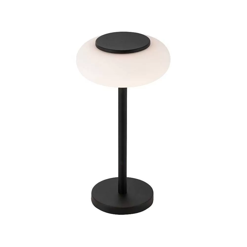 Paul Neuhaus Q-Serie Lampe De Table Paul Neuhaus Q-Etienne Led Noir, 1 Lumiere, Telecommandes