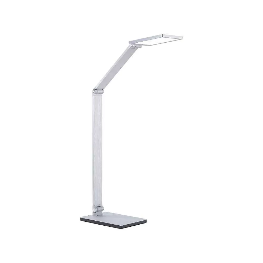 Paul Neuhaus Q-Serie Lampe De Table Paul Neuhaus Q-Hannes Led Argente, 1 Lumiere, Telecommandes