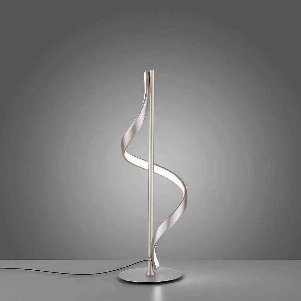 Paul Neuhaus Q-Serie Lampe De Table Paul Neuhaus Qswing Led Argente, 1 Lumiere, Telecommandes