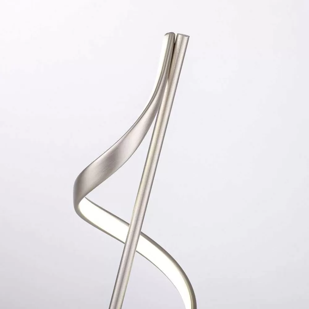Paul Neuhaus Q-Serie Lampe De Table Paul Neuhaus Qswing Led Argente, 1 Lumiere, Telecommandes