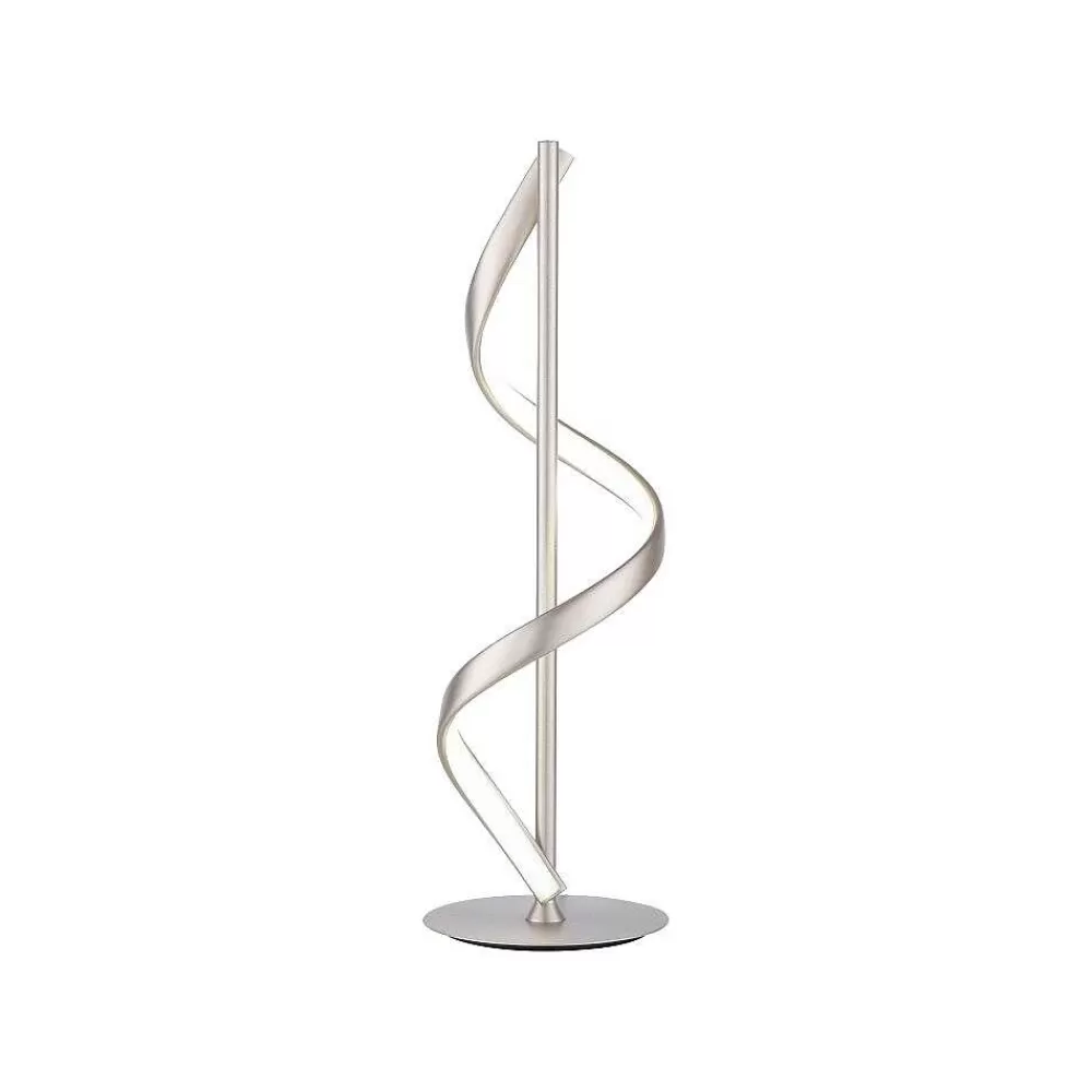 Paul Neuhaus Q-Serie Lampe De Table Paul Neuhaus Qswing Led Argente, 1 Lumiere, Telecommandes