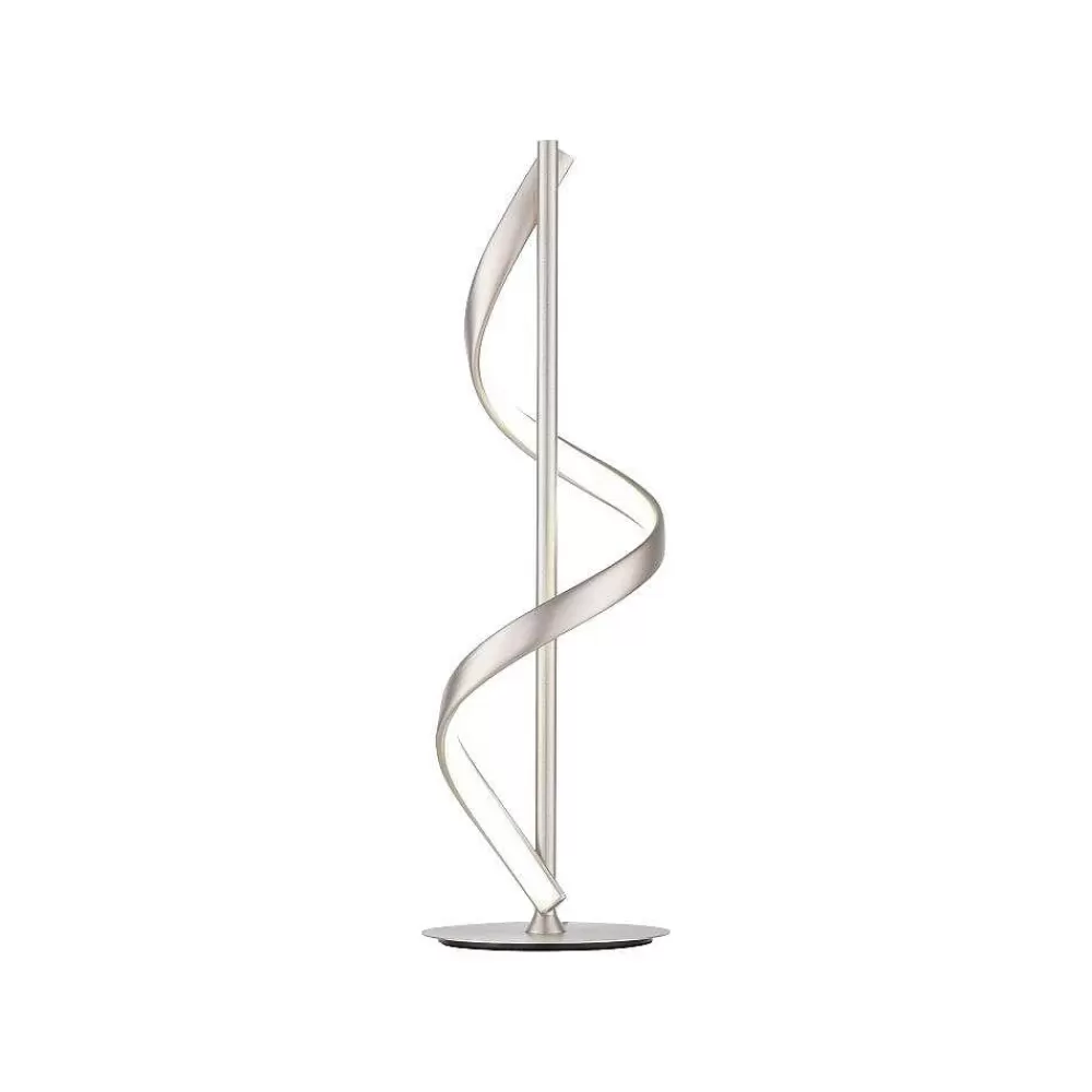 Paul Neuhaus Q-Serie Lampe De Table Paul Neuhaus Qswing Led Argente, 1 Lumiere, Telecommandes