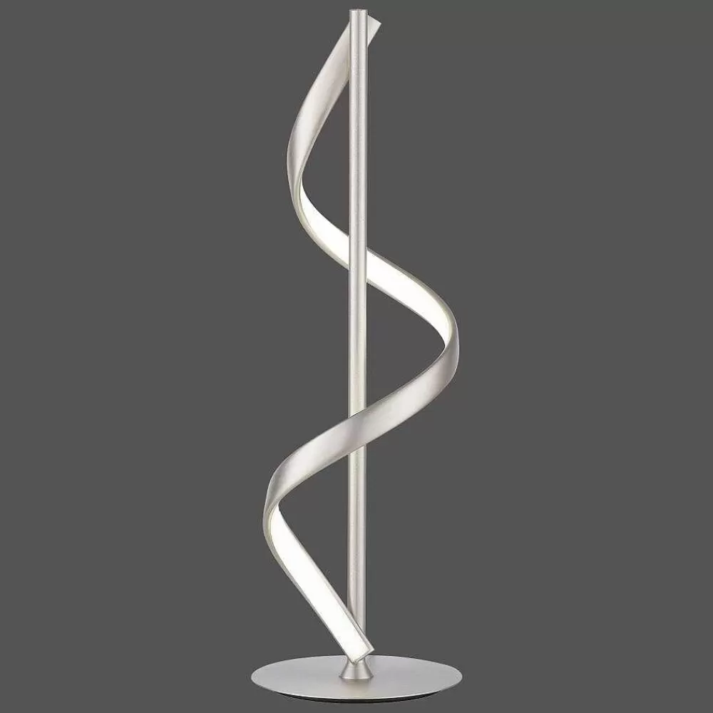 Paul Neuhaus Q-Serie Lampe De Table Paul Neuhaus Qswing Led Argente, 1 Lumiere, Telecommandes