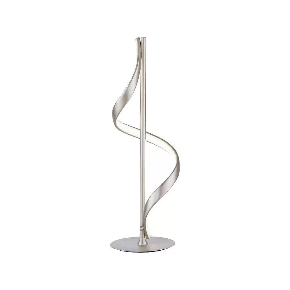 Paul Neuhaus Q-Serie Lampe De Table Paul Neuhaus Qswing Led Argente, 1 Lumiere, Telecommandes