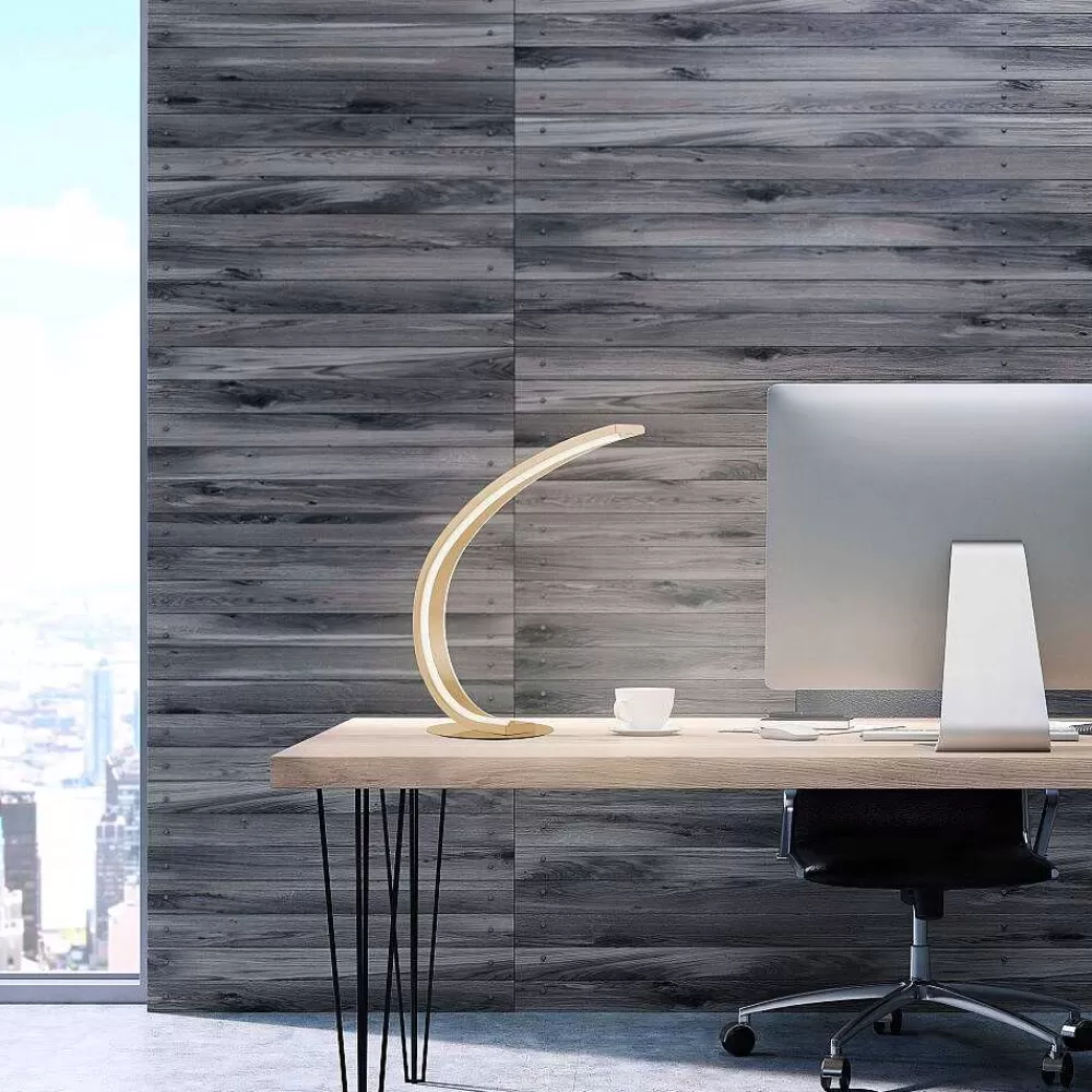 Paul Neuhaus Q-Serie Lampe De Table Paul Neuhaus Q-Vito Led Laiton, 1 Lumiere, Telecommandes