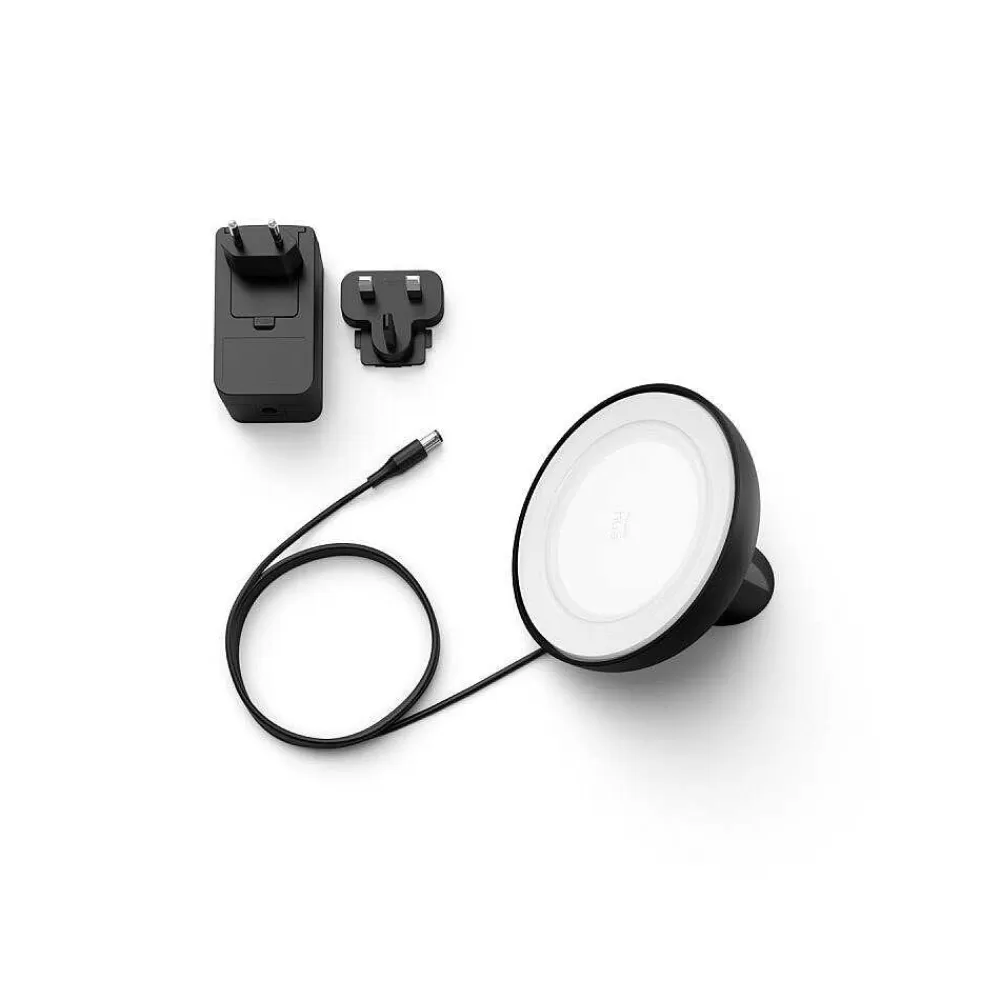 Luminaires Philips Lampe De Table Philips Hue Bloom Led Noir, 1 Lumiere, Changeur De Couleurs