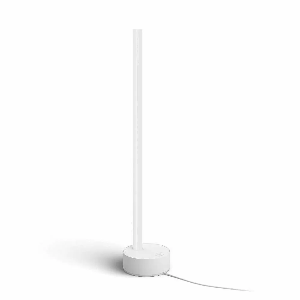 Luminaires Philips Lampe De Table Philips Hue Gradient Signe Led Blanc, 1 Lumiere, Changeur De Couleurs
