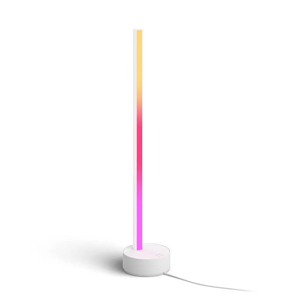 Luminaires Philips Lampe De Table Philips Hue Gradient Signe Led Blanc, 1 Lumiere, Changeur De Couleurs