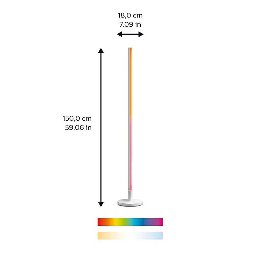 Luminaires Philips Lampe De Table Philips Wiz Led Blanc, 1 Lumiere, Changeur De Couleurs