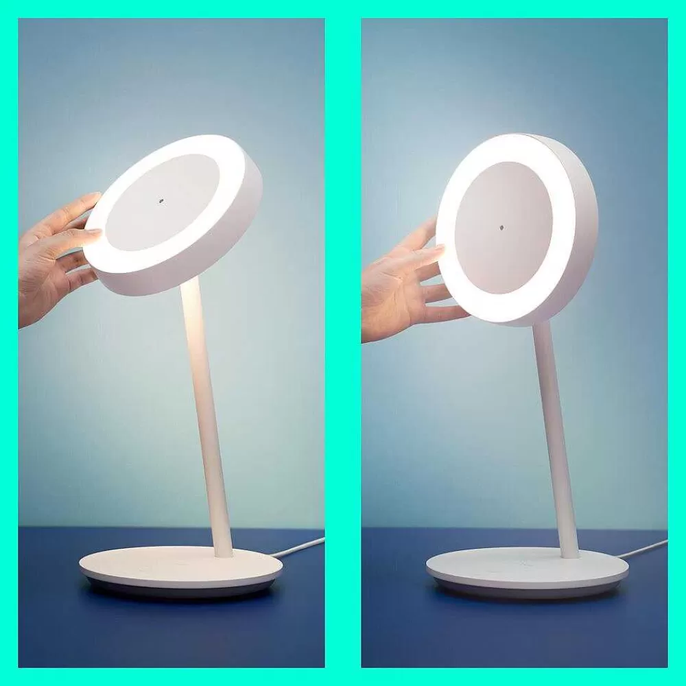 Luminaires Philips Lampe De Table Philips Wiz Office Led Blanc, 1 Lumiere