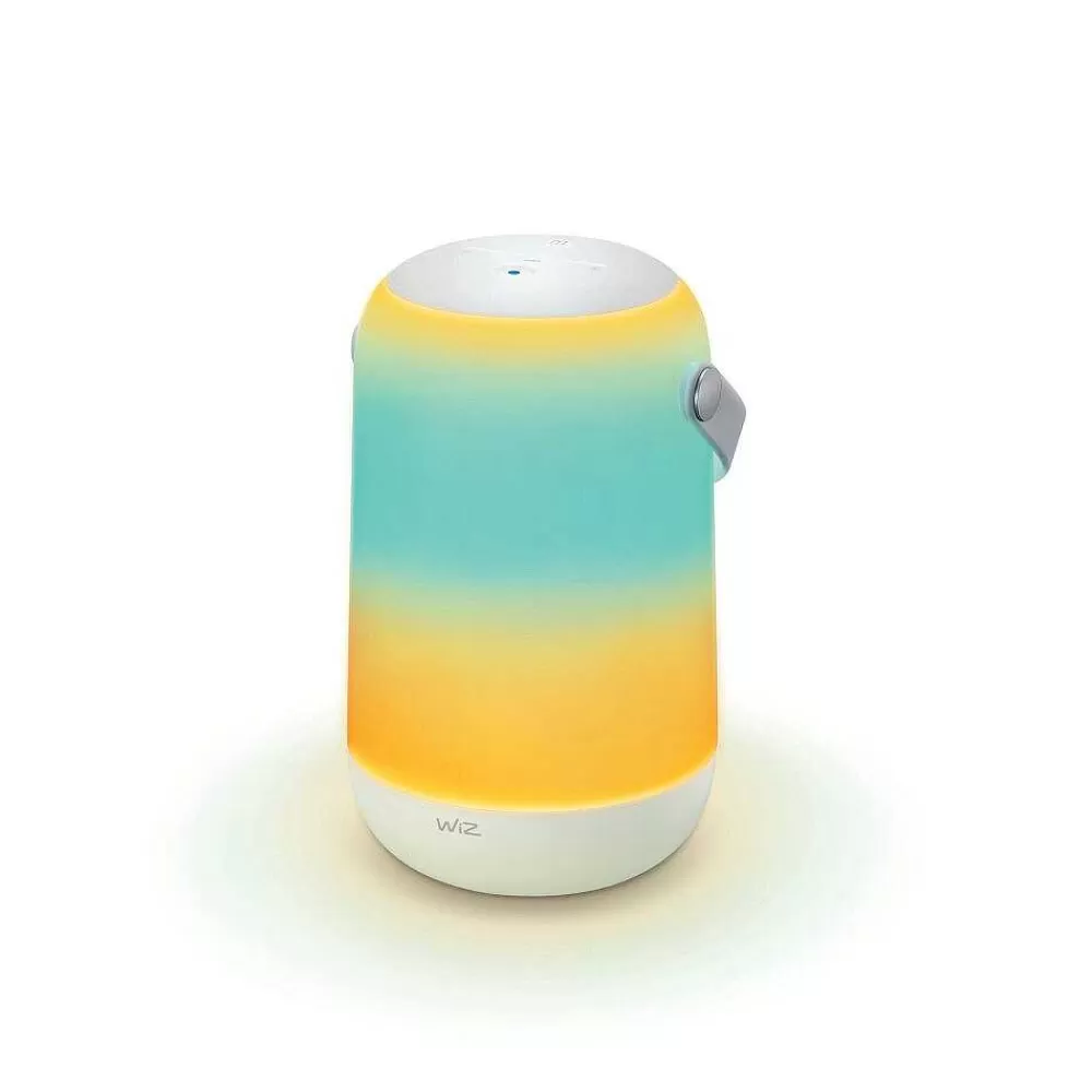 Luminaires Philips Lampe De Table Philips Wiz Portable Led Blanc, 1 Lumiere, Changeur De Couleurs
