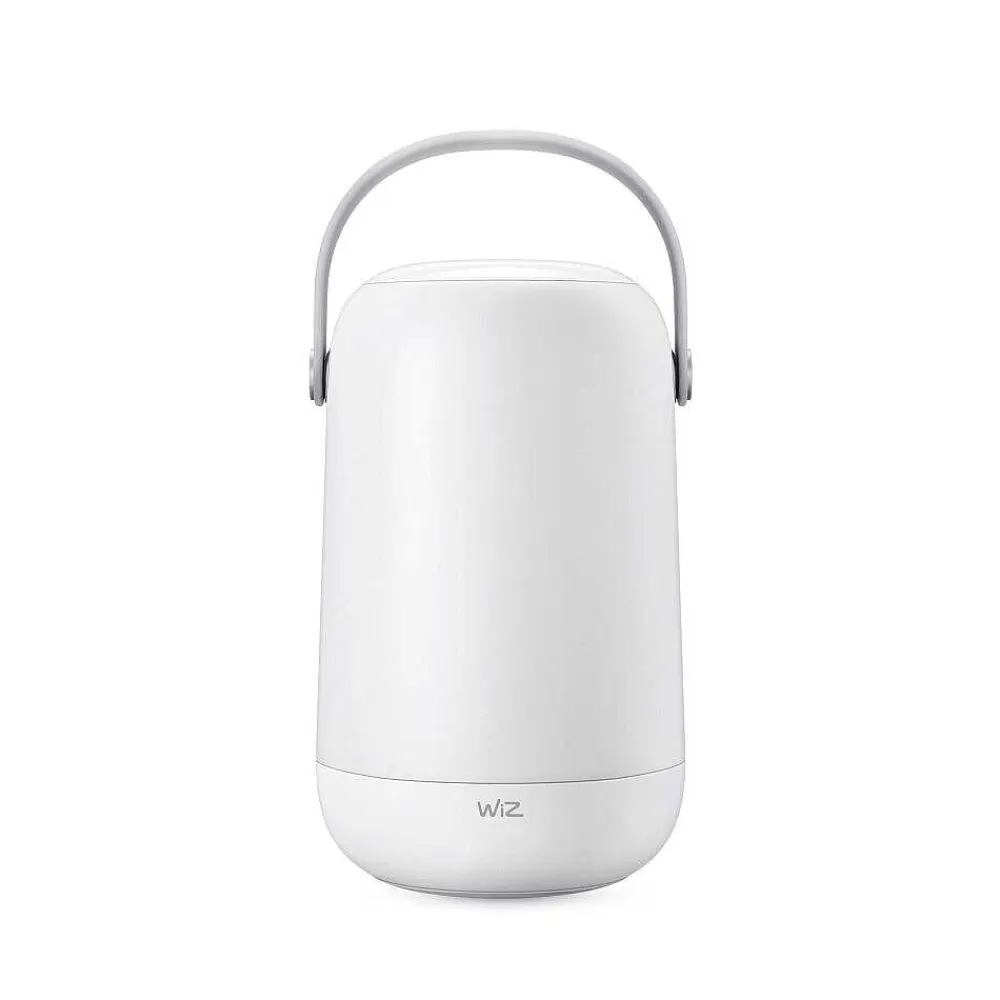 Luminaires Philips Lampe De Table Philips Wiz Portable Led Blanc, 1 Lumiere, Changeur De Couleurs