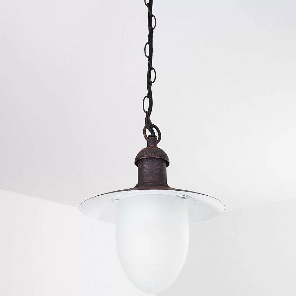 hofstein Lampe D'Exterieur Surnu Rouille, 1 Lumiere