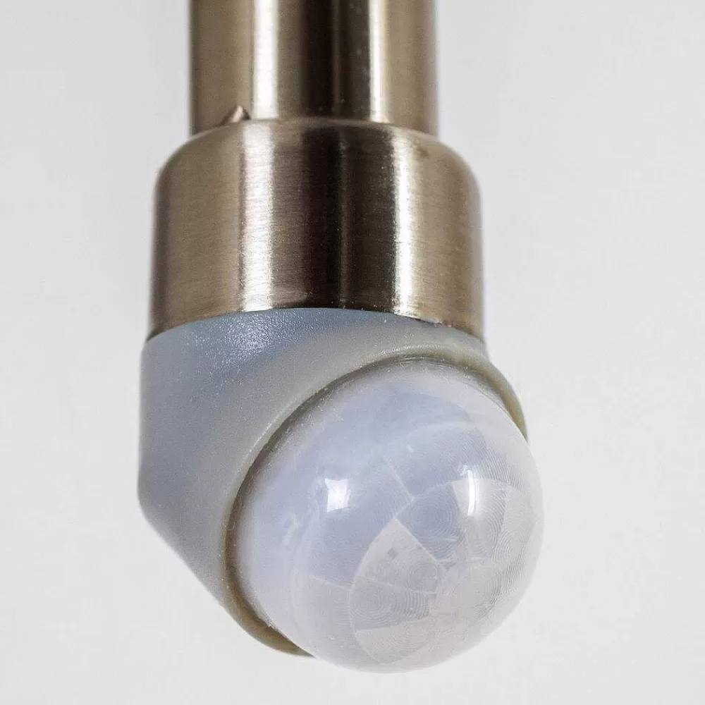 hofstein Lampe Murale D'Exterieur Elima Acier Inoxydable, 1 Lumiere, Detecteur De Mouvement