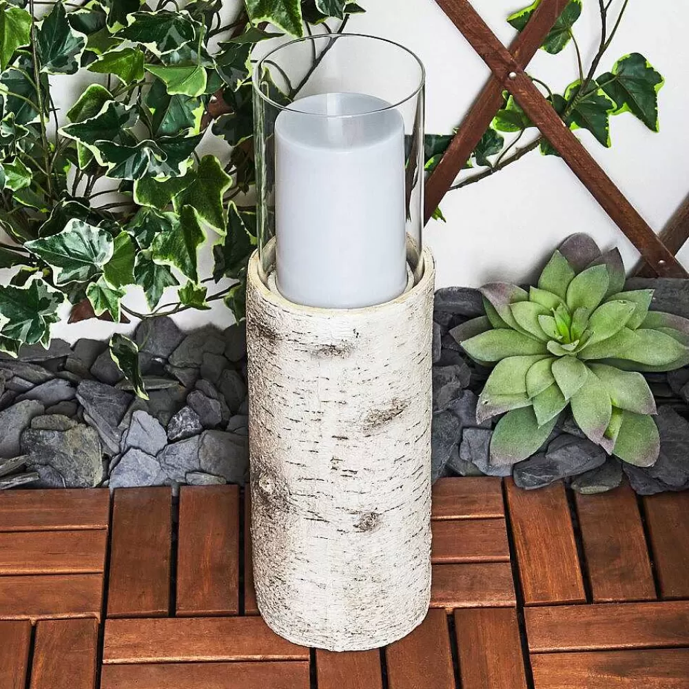 hofstein Lampe Solaire Tivedstorp Led Couleur Bois, 12 Lumieres