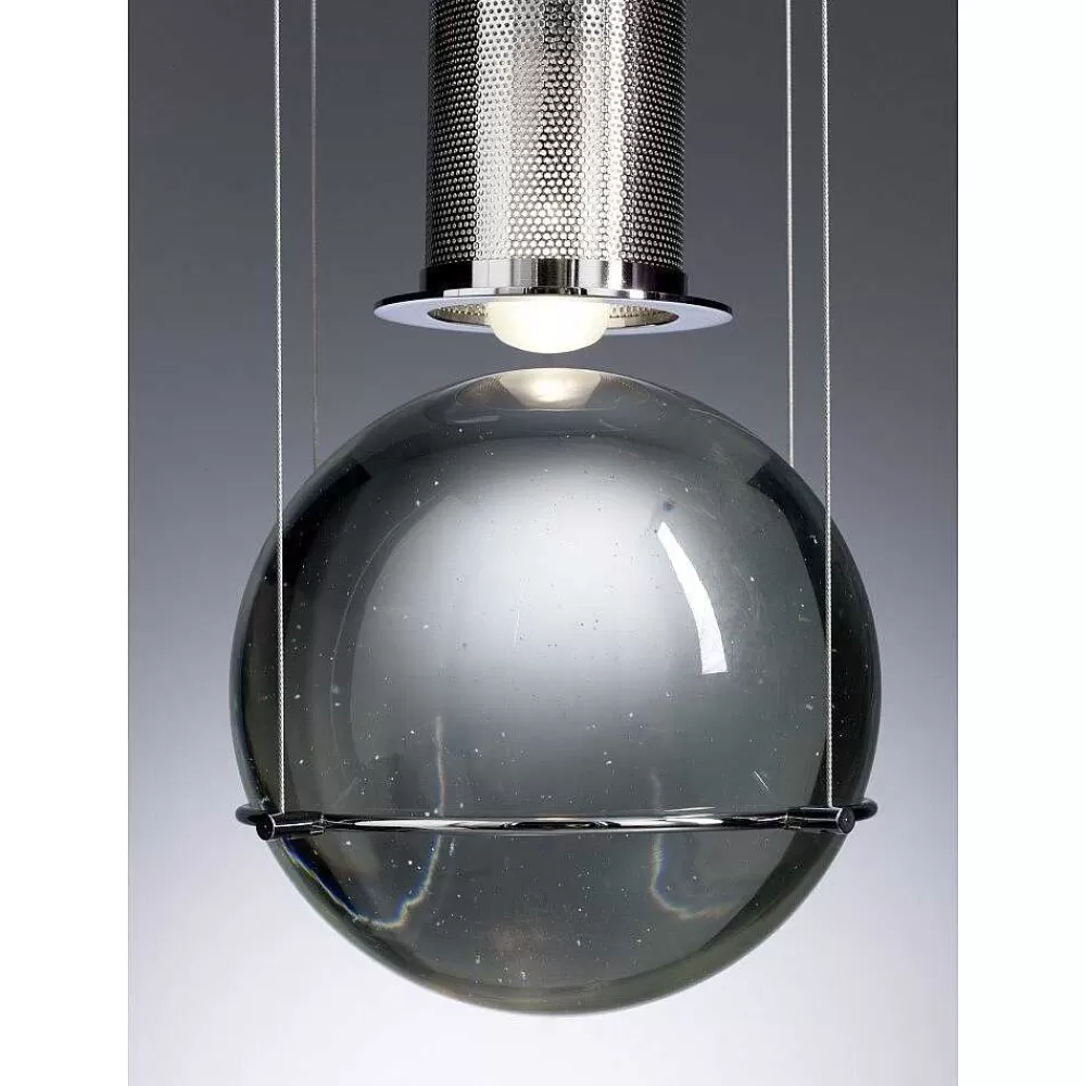 Luminaires Tecnolumen Le Tre Streghe Tecnolumen Lampe Pendante Led Chrome, 1 Lumiere