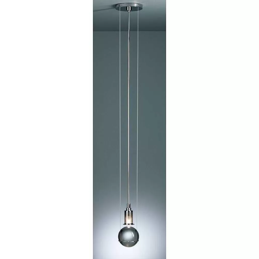 Luminaires Tecnolumen Le Tre Streghe Tecnolumen Lampe Pendante Led Chrome, 1 Lumiere