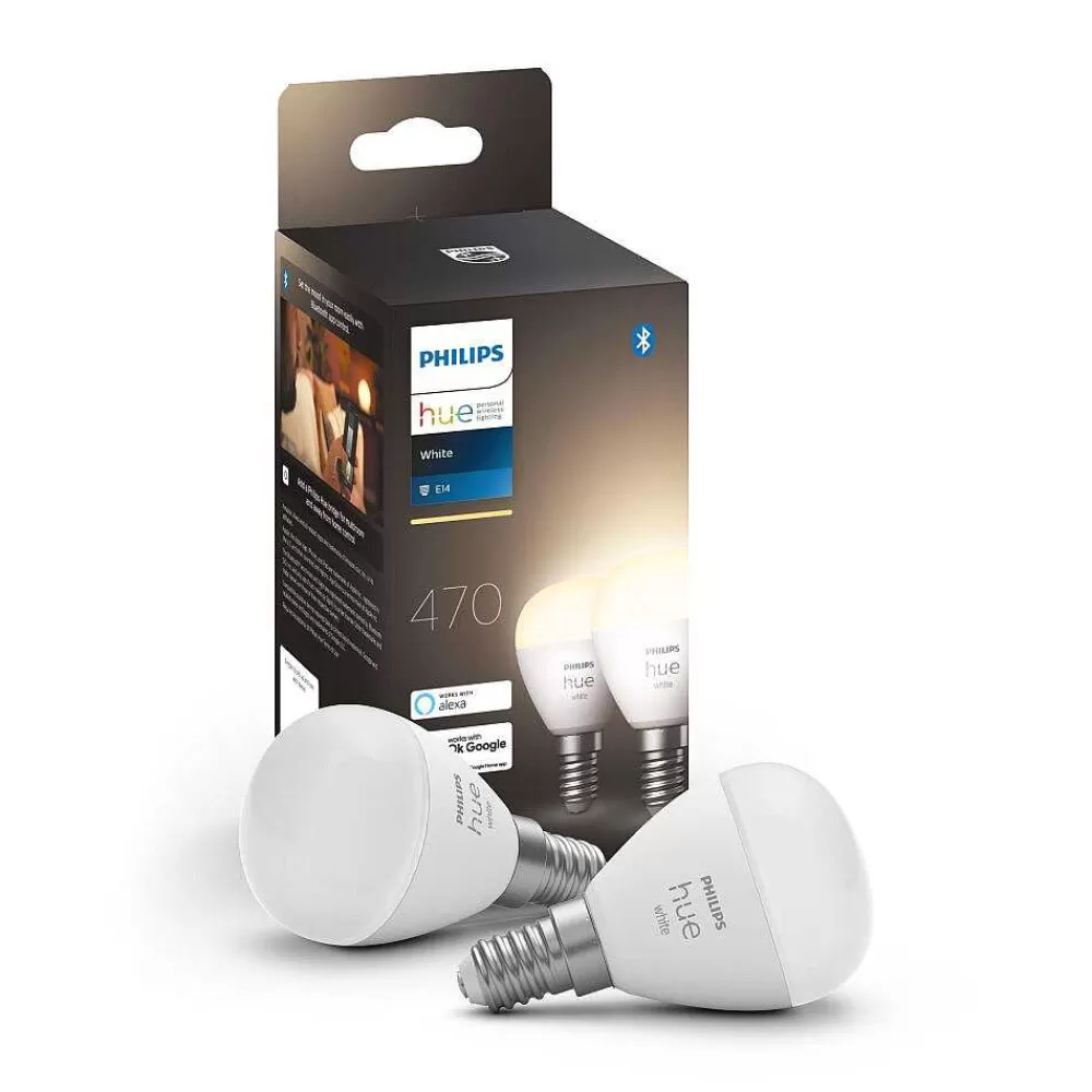 Luminaires Philips Led E14 5,7 Watt 2700 Kelvin 470 Lumen Philips Hue White