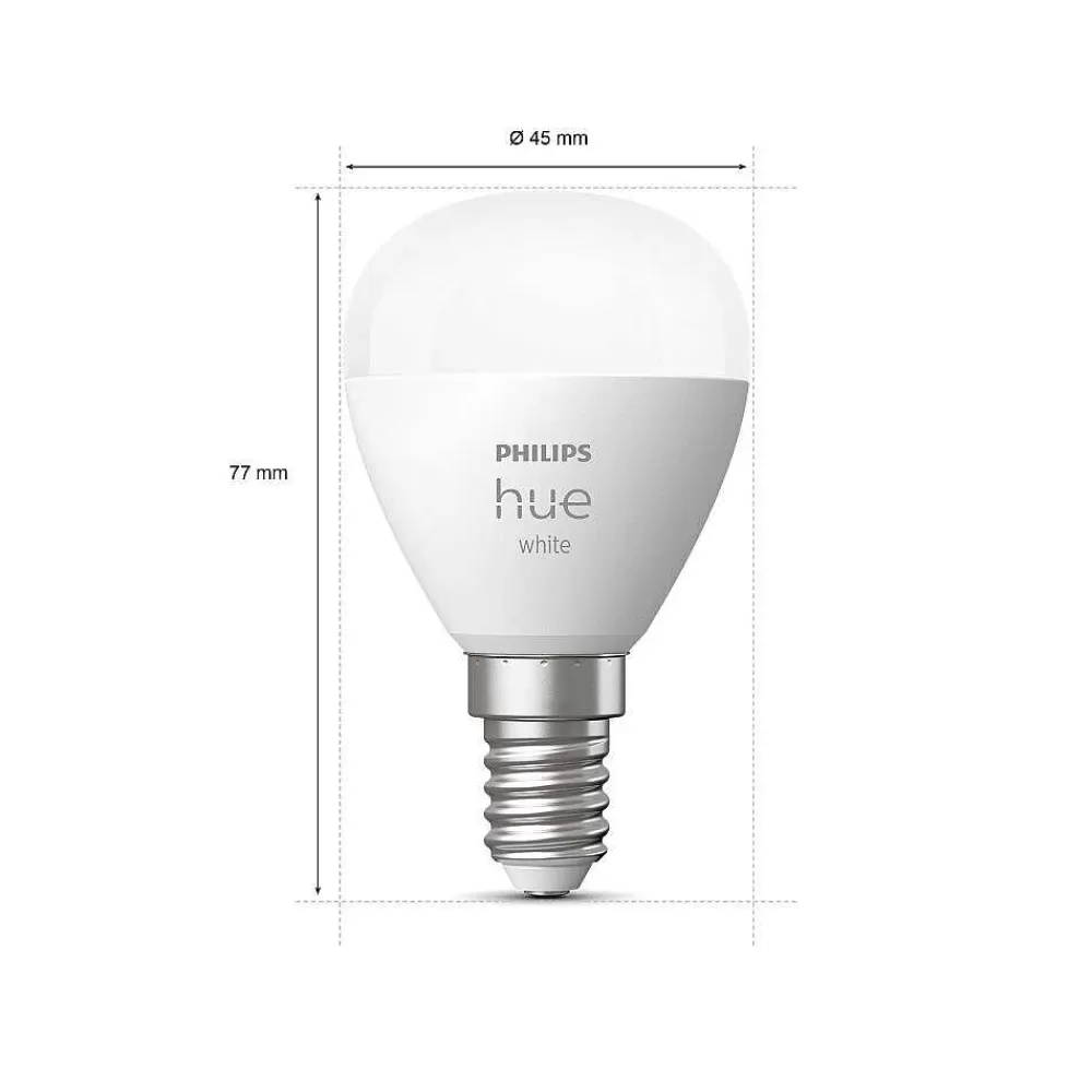 Luminaires Philips Led E14 5,7 Watt 2700 Kelvin 470 Lumen Philips Hue White