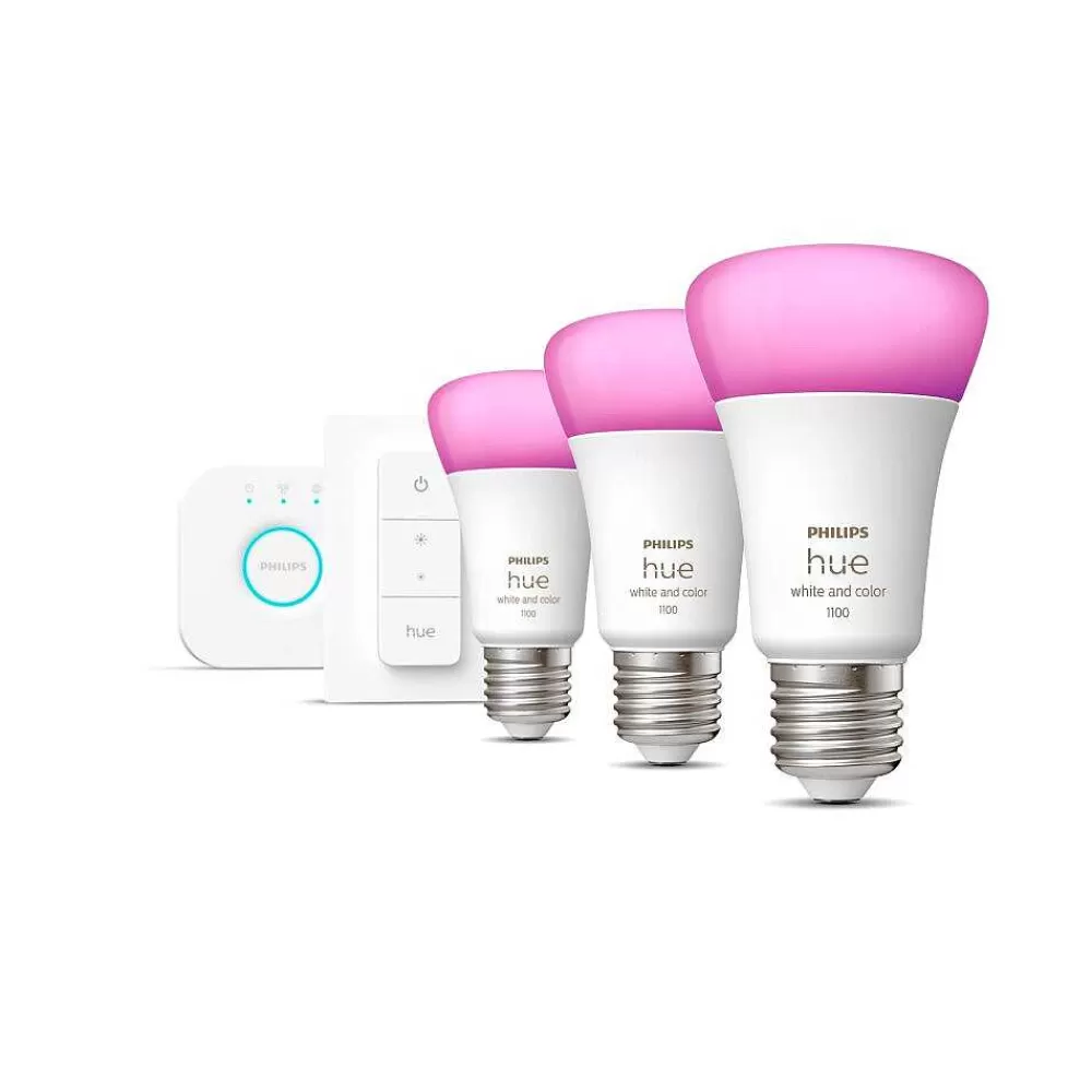 Luminaires Philips Led E27 9 Watt 2200 - 6500 Kelvin 806 Lumen Philips Hue White & Color Ambiance