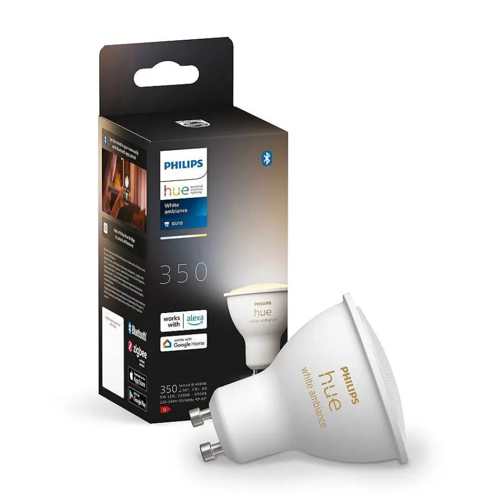 Luminaires Philips Led Gu10 4,3 Watt 2000 - 6500 Kelvin 250 Lumen Philips Hue White Ambiance