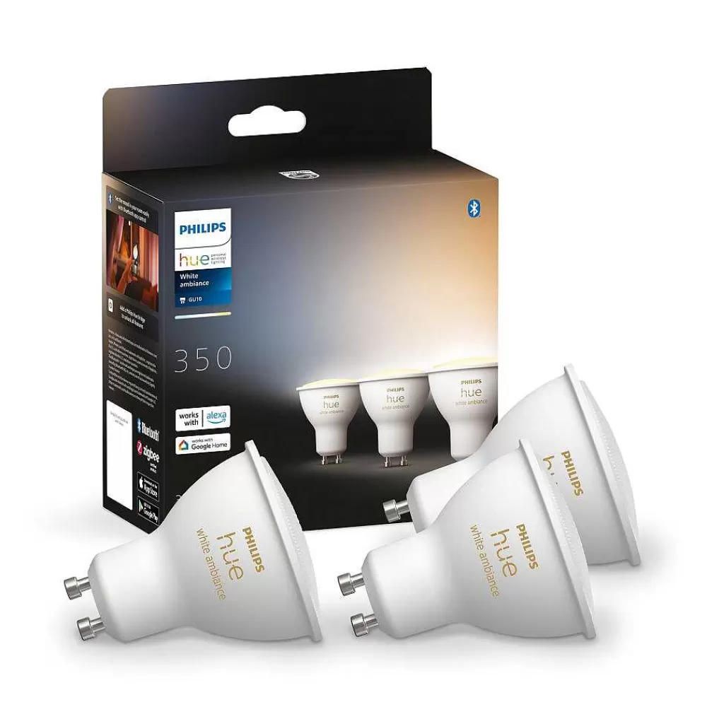 Luminaires Philips Led Gu10 5 Watt 2200 - 6500 Kelvin 250 Lumen Philips Hue White Ambiance