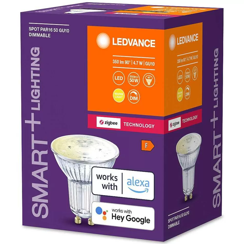 Luminaires Ledvance Ledvance Smart+ Led Gu10 4,7 Watt 2700 Kelvin 350 Lumen