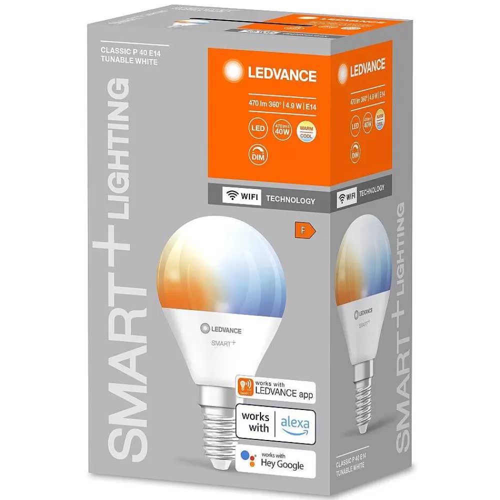Luminaires Ledvance Ledvance Smart+ Wifi Led E14 4,9 Watt 2700-6500 Kelvin 470 Lumen