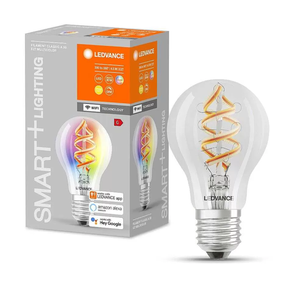 Luminaires Ledvance Ledvance Smart+ Wifi Led E27 4,5 Watt 2700 Kelvin 300 Lumen